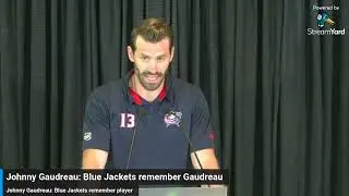 Boone Jenner remembers 'how much love' he has for Johnny Gaudreau, his late Blue Jackets teammate