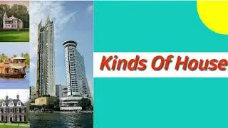 Kinds Of Houses With Marathi Meaning #घरांच्या प्रकाराची नावे मराठी अर्थासह #englisg #vocabulary
