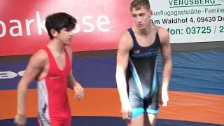 Wrestling / Ringen Erzgebirgscup 2024, Greco, Jugend A (U17), 55 kg, Khadour - Noskov