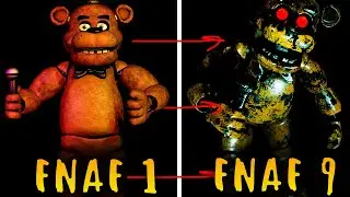 КАК МЕНЯЛИСЬ АНИМАТРОНИКИ ФНАФ! FNAF 1 2 3 4 5 6 7 8 9 - ANIMATRONICS EVOLUTION (2014-2021)