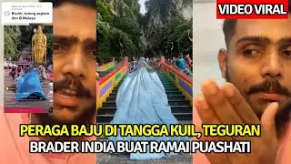 VIRAL‼️ WANITA PERAGA BUSANA DI BATU CAVES, BRADER INDIA TAMPIL BERSUARA BUAT RAMAI PUASHATI