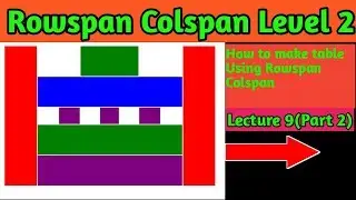 rowspan colspan table problems in html || html table level 2 problem by mind touch tech