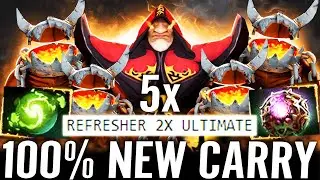 🔥 5x GOLEMS Warlock 100% NEW CARRY — Refresher + Aghanim + Octarine Core META by Gorgc Dota 2 Pro