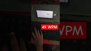 49 WPM TYPING SPEED ON MOBILE