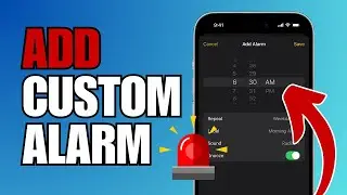 How To Add Custom Song To Alarm on iPhone