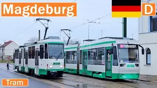 MAGDEBURG TRAMS / Magdeburg Straßenbahn 2023 [4K]