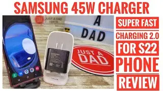 #1 Best Super Fast Charger for Samsung Galaxy S22 Phone  45W USB-C Super Fast Wall Charger