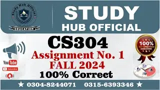 CS304 Assignment 1 Solution FALL 2024, CS304 Assignment 1 solution 2024, CS304 Assignment 1, CS304