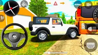 Modified White Thar Driving Car Racing Games - Gadi wala - Indian Cars Simulator 3d Android Gameplay