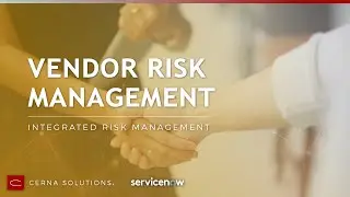 ServiceNow Vendor Risk Management Application Demo (Orlando)