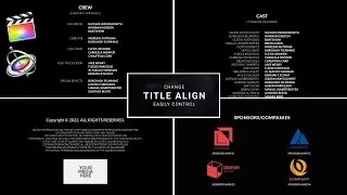 Film Credits & Titles | Final Cut Pro X and Apple Motion 5