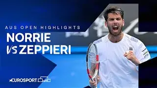 Cameron Norrie v Giulio Zeppieri | Round Two | Australian Open 2024 Highlights 🇦🇺