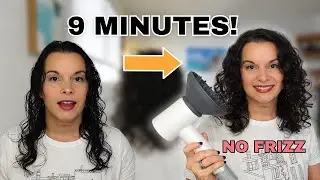 How to Diffuse Curly Hair FAST Without Frizz | Laifen Hair Dryer