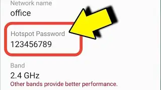 Samsung Mobile Me Hotspot Ka Password Kaise Pata Kare | How To Know Hotspot Password In Samsung