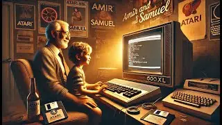 Atari 800XL: Coding journey with my father on TV !!