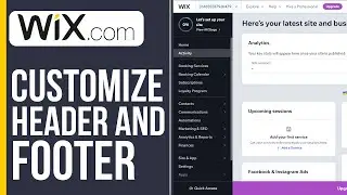 How to Customize Header & Footer on Wix (2024)