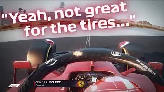 Leclerc Spinning the Ferrari F1-75 at Bahrain | 