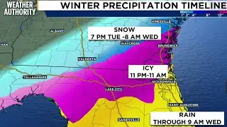 Timeline: When will snow and ice hit our area? Here’s a detailed look