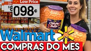 Compras do mês: WALMART 💰💸