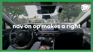 navigate on openpilot makes a right