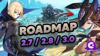 ✅ROADMAP 2.7 // 2.8 // 3.0 - VARKA, CYNO, CASTILLO NEGRO 😱 - Genshin Impact