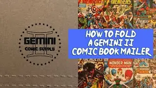 How To Fold A Gemini II Comic Book Mailing Box