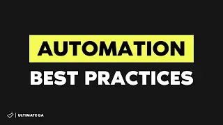 Automation best practices [2019]