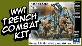 Masterbox 1:35 WW1 Trench Hand To Hand Combat Kit Unboxing