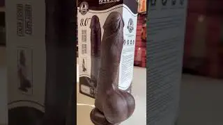 LoveToy | Sex Toy Review | 8'' Sliding Skin Dual Density Dildo Black