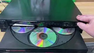 Sony CDP-C50 5 CD Disc Changer demo