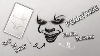 How to draw Pennywise 💀🔥😱|| Pennywise pencil drawing tutorial for beginners || Art with Bir.