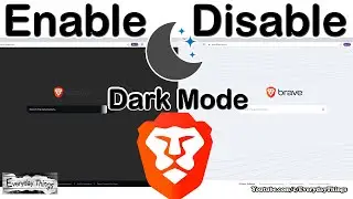 How to Enable or Disable Dark Mode on Brave Web browser