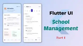 School Management Flutter UI - Speed Coding - Part 1