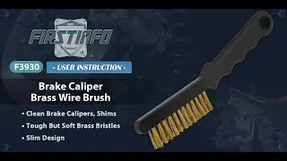FIRSTINFO F3930 Brake Caliper Brass Wire Brush