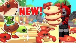 NEW 🦀CRABBY GRABBY🦀 Mini Game + PETS  in Adopt Me! | Roblox