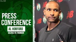 Al Horford Reacts to Teammate of the Year Nomination | Celtics vs Thunder Pregame