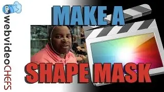 How to use a shape mask Final Cut Pro X