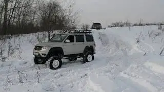 ПОГЛОТИТЕЛИ СНЕГА , уаз прет !