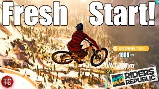 Starting RIDERS REPUBLIC in 2023!? My First REDBULL DOWNHILL MTB RACE! (Full Gameplay)