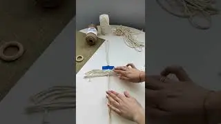 Как сделать стильное панно макраме 😍 