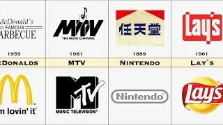 Famous Logo Then and Now