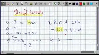 Koeffitsiyent. Matematika 6-sinf. 37-dars