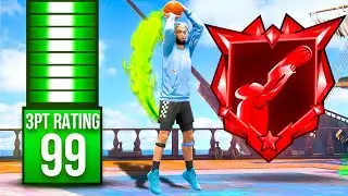 LEGEND SHIFTY SHOOTER + 99 3 POINT RATING is UNSTOPPABLE on NBA 2K25!