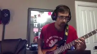 Somebody Get Me a Doctor by Van Halen Bass Cover (Re-Mixed)