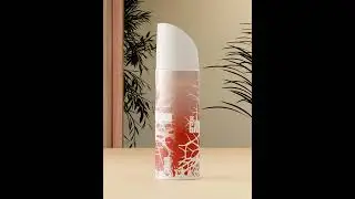 Deodorant animation in blender 3d 