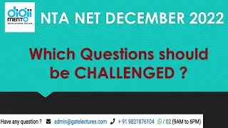 NTA NET Questions to be Challenged in December 2022 Exam !!!