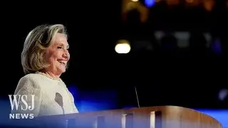 Hillary Clinton Addresses DNC on Night One: Never Ever Give Up | WSJ News