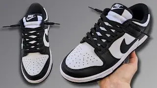 HOW TO LACE NIKE DUNK 1 LOWS LOOSELY (BEST WAY!)