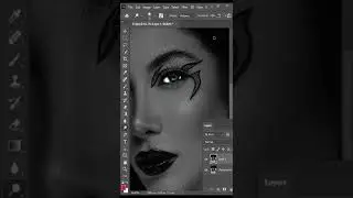 Apply Dodge & Burn Tool in your Image in photoshop Just 30 Second #short