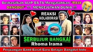 😱 Alip Ba Ta Reaksi (RHOMA IRAMA Sebujur Bangkai) Perjuangan Band Barat Baru Belajar Dangdut Indo 😖